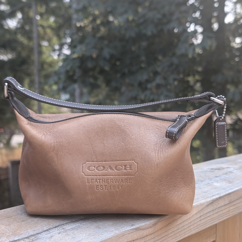 Coach Brown Leather Mini Bag